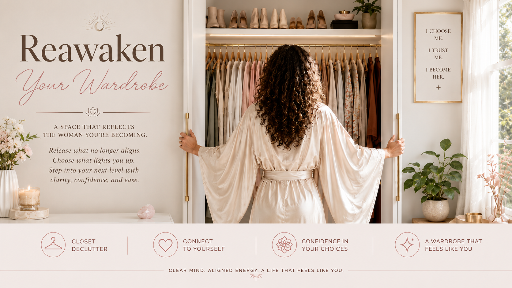 Reawaken Your Wardrobe: a space that reflects the woman you're becoming